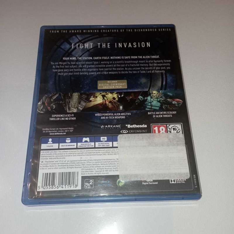 Prey [PS4]  **No Booklet**
